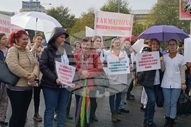 Румъния - фармацевти - протест