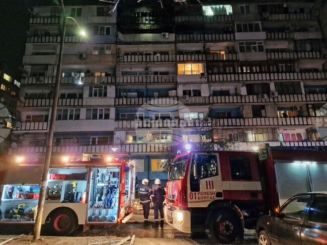 Бургас - газова бутилка - инцидент - щети