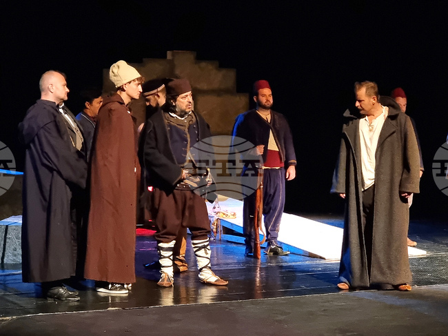 Спектакълът "Тайната вечеря на Дякона Левски" на Кърджалийския театър ще бъде представен в Разград