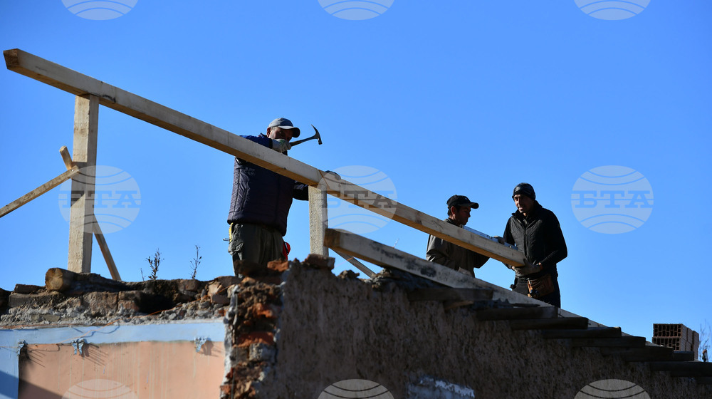 Село Лъвино - възстановяване на щетите