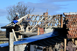 Село Лъвино - възстановяване на щетите
