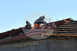 Село Лъвино - възстановяване на щетите