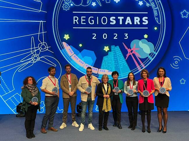 Еврокомисарят Елиза Ферейра връчи наградите REGIOSTARS за 2023 г. за иновативни проекти, финансирани от ЕС в рамките на политиката на сближаване