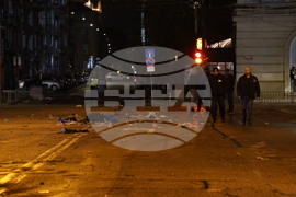 Протест - футболни фенове - обстановка 