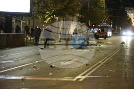 Протест - футболни фенове - обстановка 