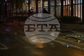 Протест - футболни фенове - обстановка 