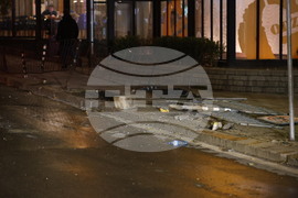 Протест - футболни фенове - обстановка 