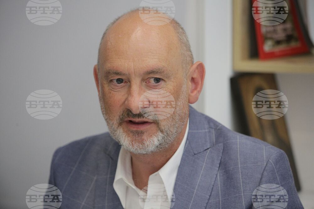 Дейвид Гиър ръководител на делегацията на Европейския съюз, Скопие,Република Северна Македония - БТА - Български гласове за Европа