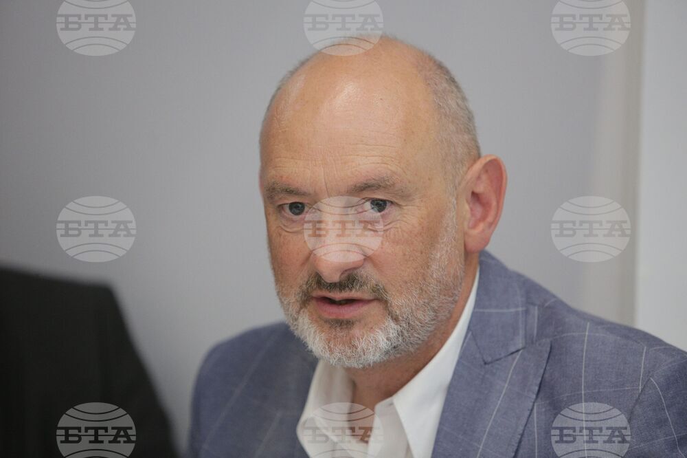 Дейвид Гиър ръководител на делегацията на Европейския съюз, Скопие,Република Северна Македония - БТА - Български гласове за Европа