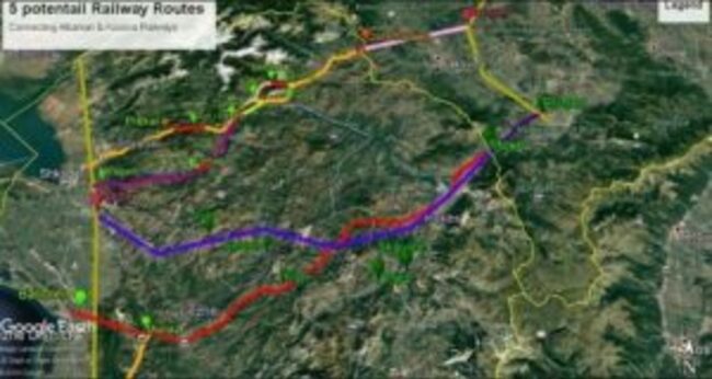 АТА: Обявен е победителят в конкурса за предпроектно проучване и концепция за железопътната линия Албания-Косово