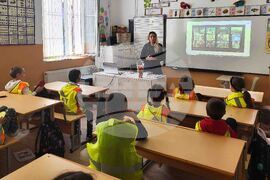 Самоков - ОУ „Св. св. Кирил и Методий" - пътна безопасност - урок