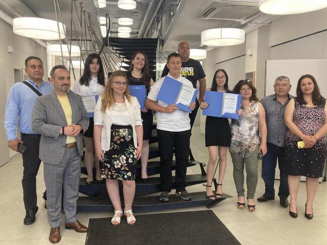 Председателят на БСК награди участниците в  Националния литературен конкурс на БСК