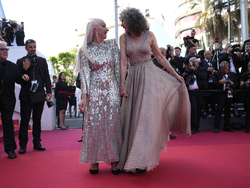 France Cannes 2022 Mother and Son Red Carpet