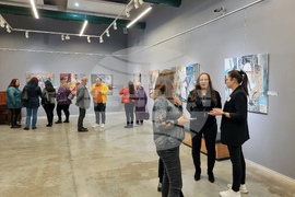 Разград - картини с разнообразна техника - изложба