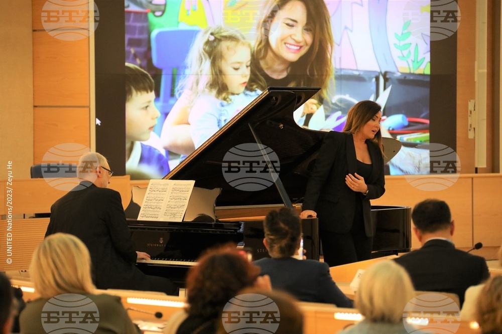 Sonya Yoncheva Sings with Disadvantaged Youths at UNICEF Event in Geneva