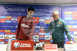 Сърбия - футбол - пресконференция - Илиан Илиев  - Илия Груев