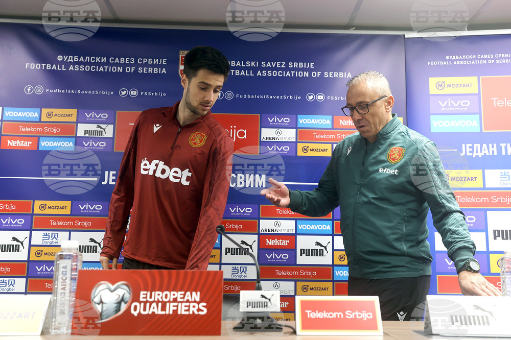 Сърбия - футбол - пресконференция - Илиан Илиев  - Илия Груев