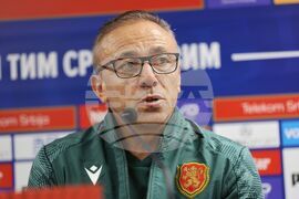 Сърбия - футбол - пресконференция - Илиан Илиев