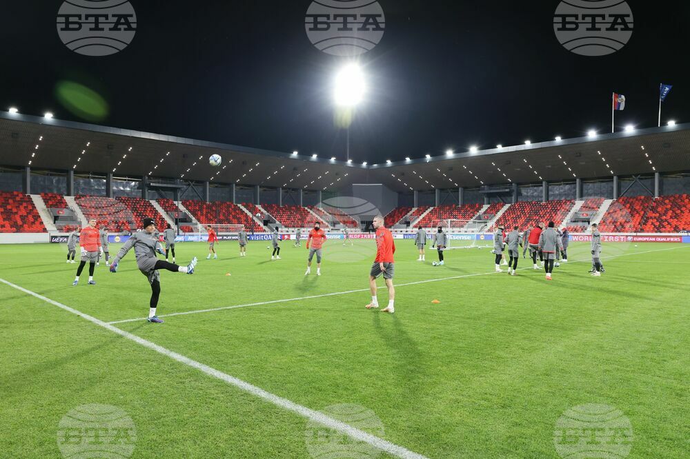 Сърбия - футбол - тренировка