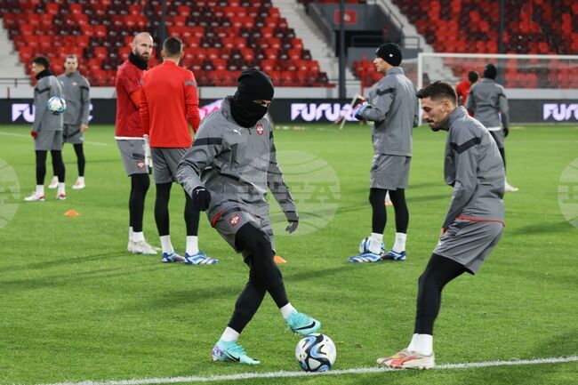 Сърбия - футбол - тренировка