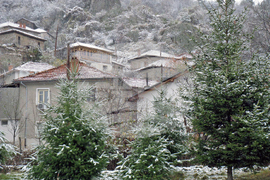 Село Борово - първи сняг