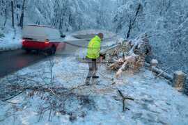 Румъния - първи сняг