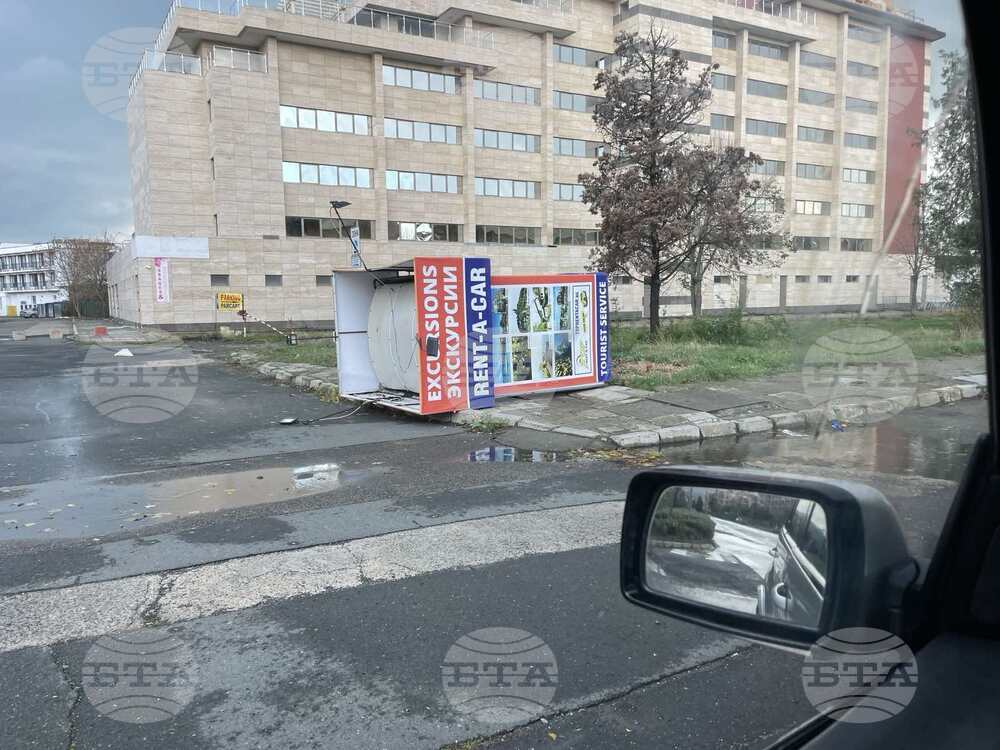 Слънчев бряг - буря - щети