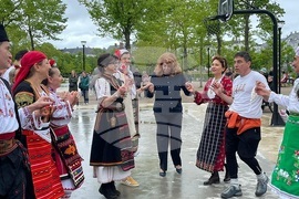 Кралство Дания - Илияна Йотова - хоро - среща - българи