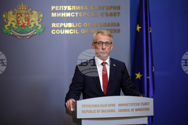 Министерски съвет - Николай Денков - брифинг