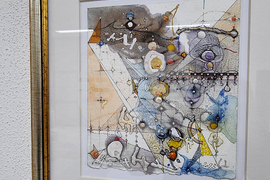 Ямбол - Цветан Казанджиев - коледна изложба - откриване