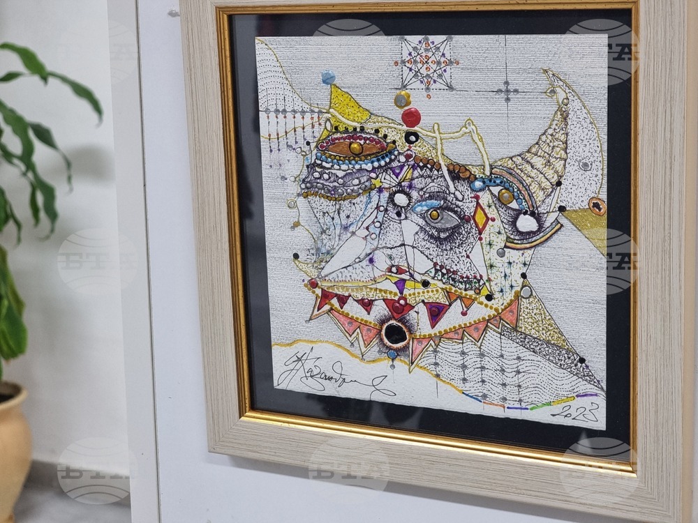 Ямбол - Цветан Казанджиев - коледна изложба - откриване