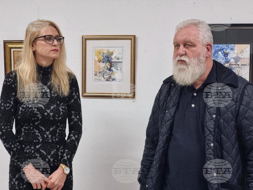 Ямбол - Цветан Казанджиев - коледна изложба - откриване