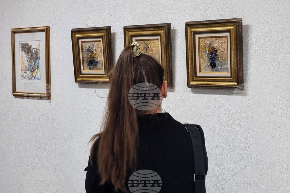 Ямбол - Цветан Казанджиев - коледна изложба - откриване