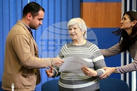 Национален пресклуб на БТА София - церемония по награждаването на лауреатите на Националния творчески конкурс за хора със зрителни увреждания