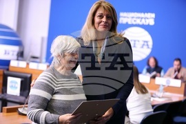 Национален пресклуб на БТА София - церемония по награждаването на лауреатите на Националния творчески конкурс за хора със зрителни увреждания