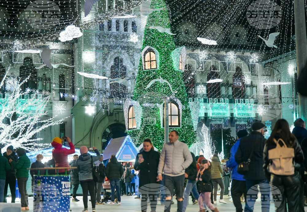 Румъния - Крайова - коледна украса