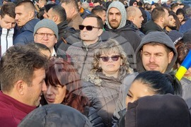 Румъния - служители на метрото - протест