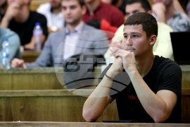 Футболни съдии - студенти - среща