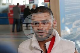 Щангисти - Ангел Русев - посрещане