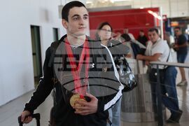 Щангисти - Иван Димов - посрещане