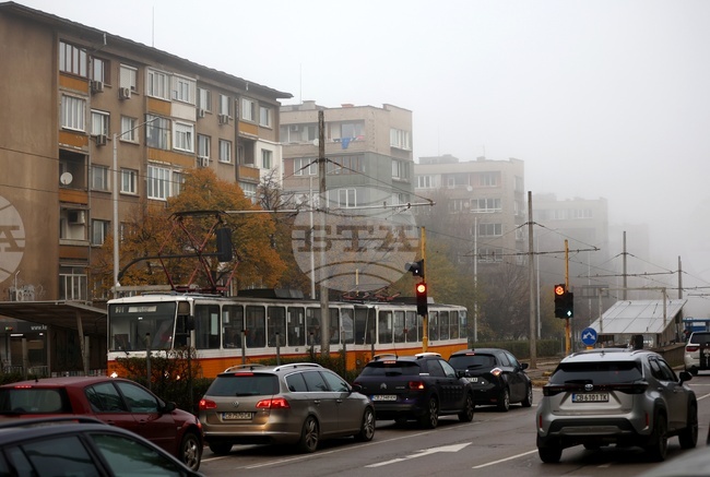 Сутрешна мъгла - автомобили