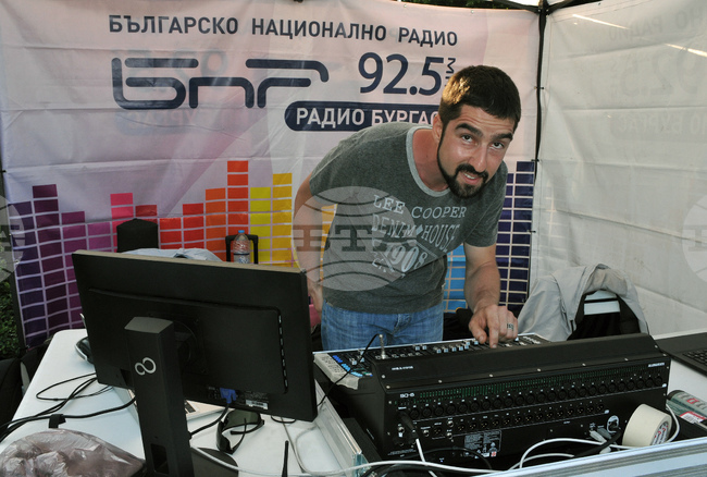  Бургас - БНР - 10-годишнина - отбелязване