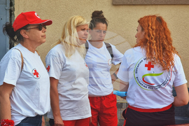 Елхово - буферен център - украинци - настаняване