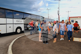 Елхово - буферен център - украинци - настаняване