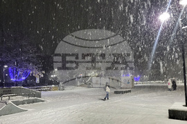 Самоков - сняг - коледна украса