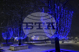 Самоков - сняг - коледна украса