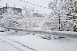 Търговище - зима - първи сняг 