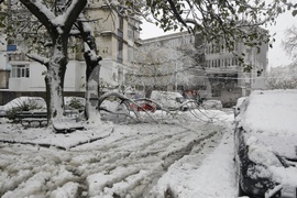 Русе - зимна обстановка