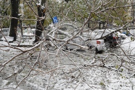 Русе - зимна обстановка