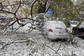 Русе - зимна обстановка